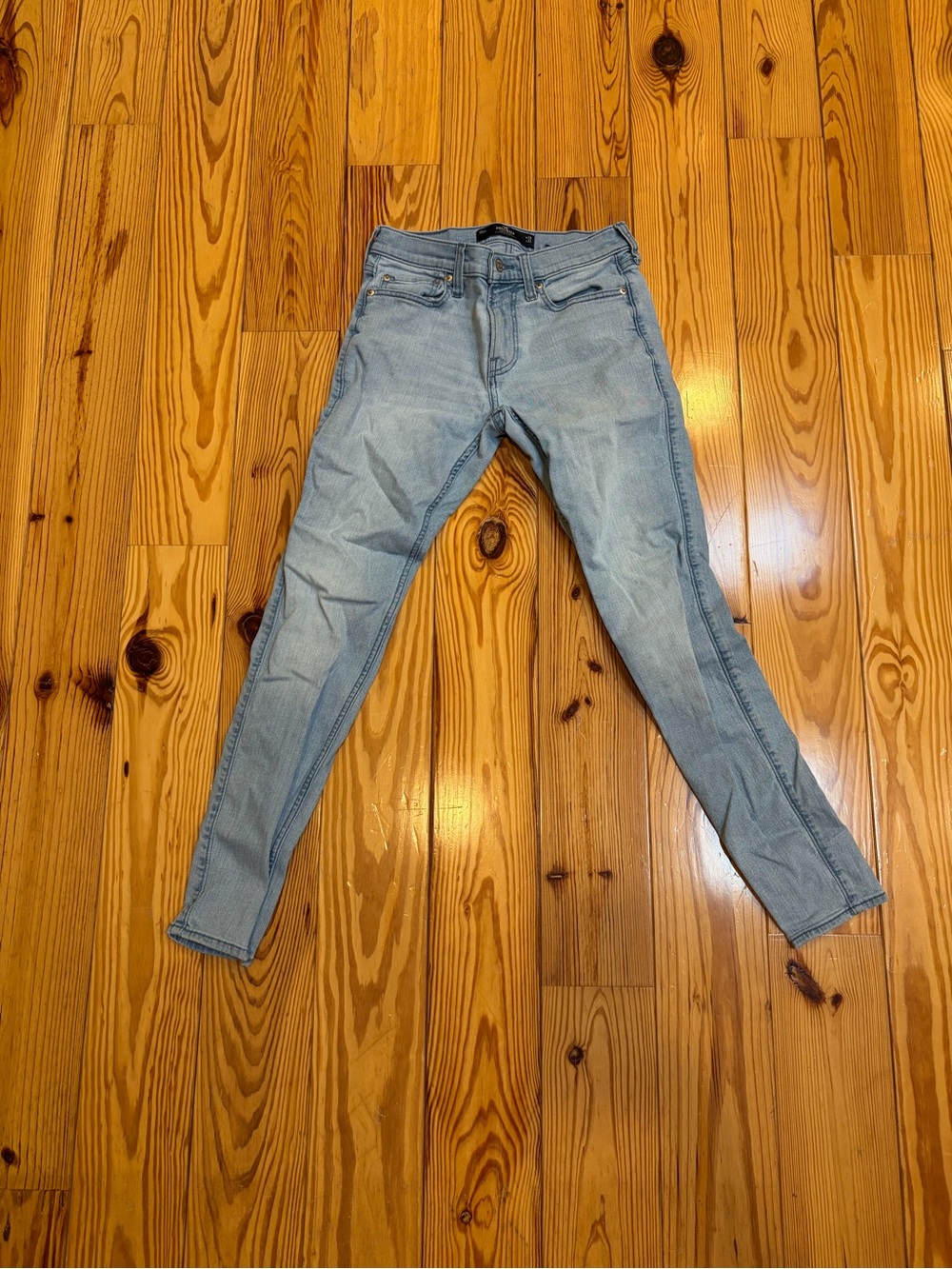Hollister Light Blue Super Skinny Jeans